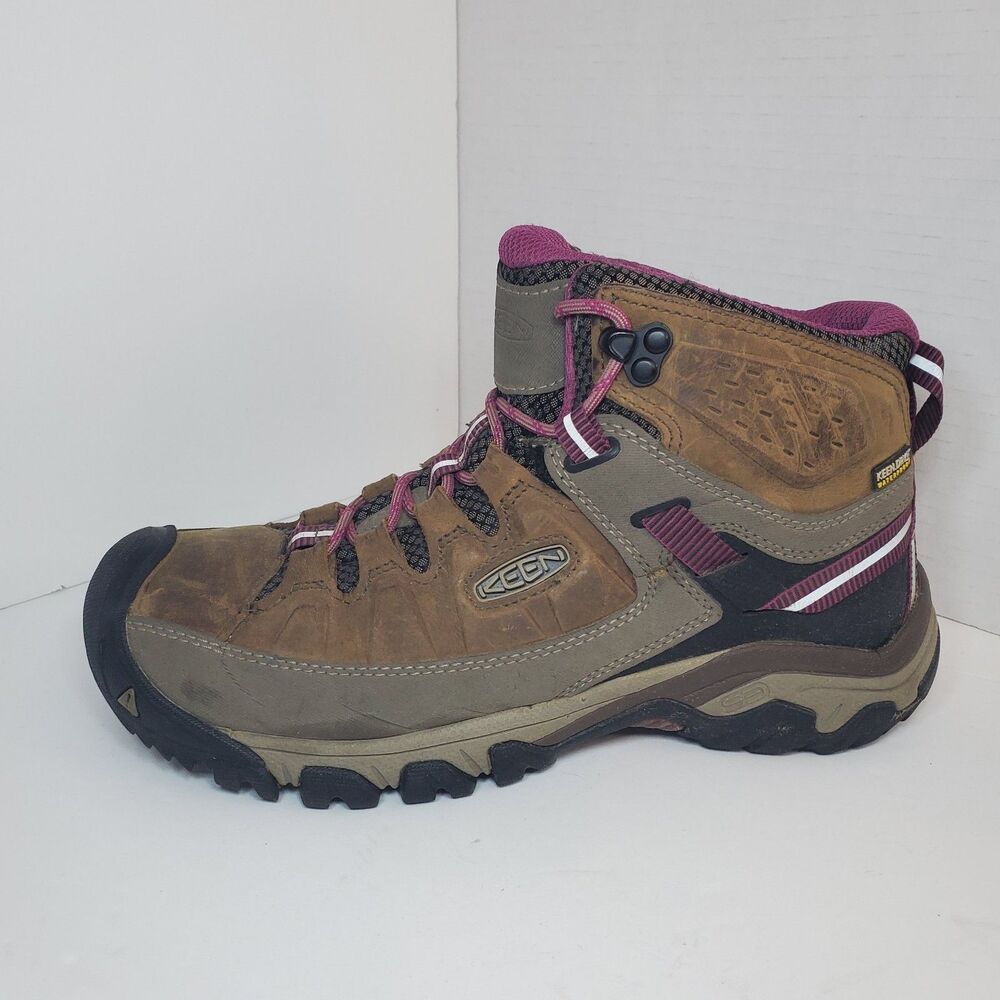 Keen Womens Sz 8.5 Targhee III Mid Waterproof Hiking Boots Shoe Outdoors Comfort